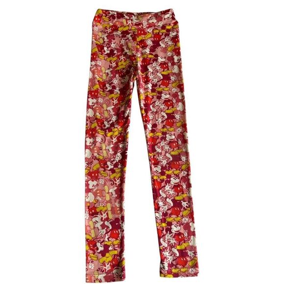 Lularoe Tween Girls L/XL Bundle of 4 Leggins various Disney prints - Picture 3 of 11